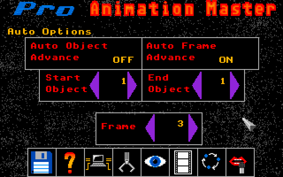Professional Animation Master atari screenshot